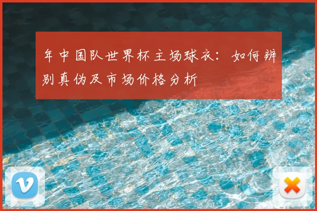 年中国队世界杯主场球衣:如何辨别真伪及市场价格分析