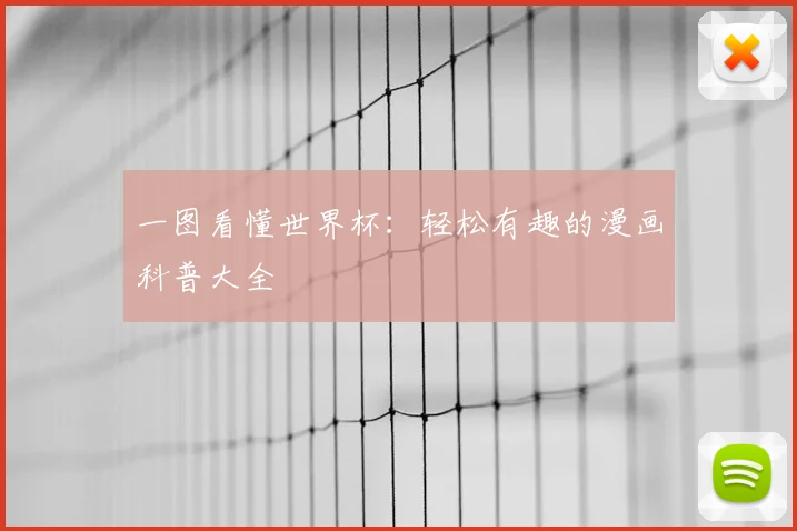 一图看懂世界杯:轻松有趣的漫画科普大全